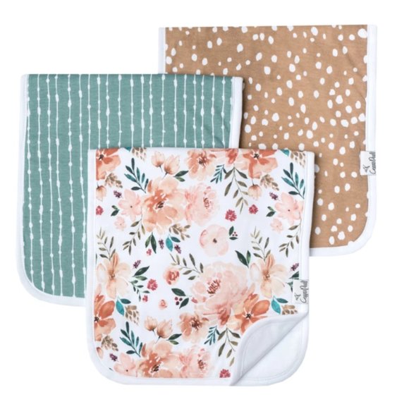 copper pearl Other - NWT Copper Pearl Autumn Burp Cloth Set of 3